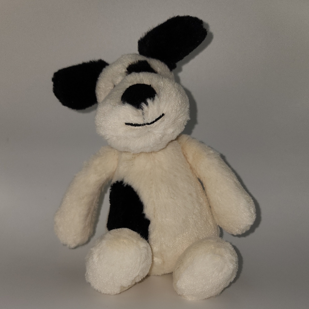 Jellycat Bashful Black & Cream Puppy plush toy‎